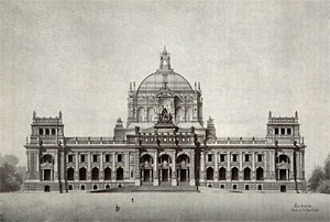 Zeichnung Reichstag 1883